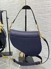 Dior Saddle Navy Blue-25cm - 2