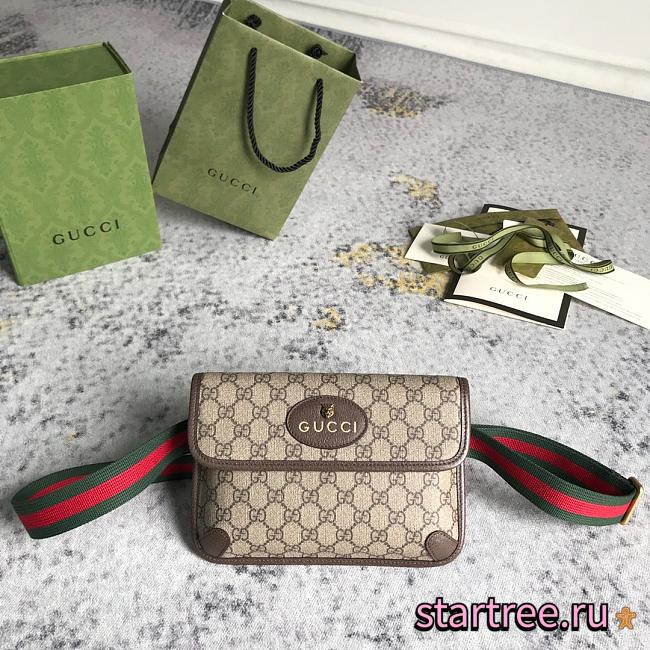 GUCCI NEO VINTAGE GG SUPREME BELT BAG - 1