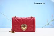 Dolce&Gabbana Large Devotion Bag in Red 26cm - 1