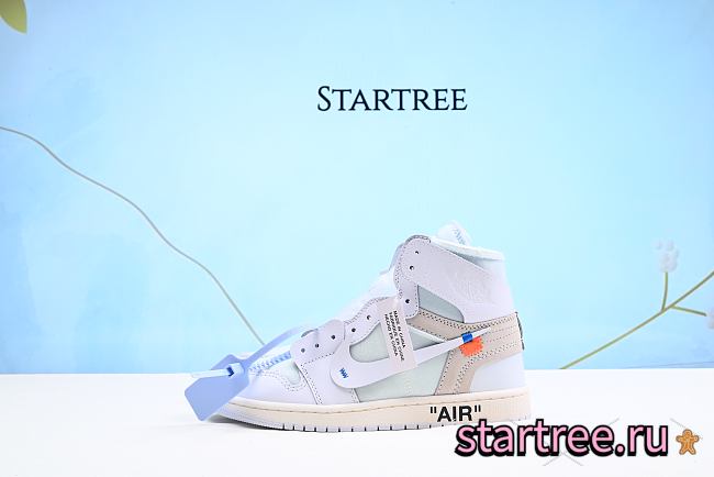 Jordan 1 Retro High Off-White White AQ0818-100 - 1