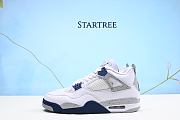 Air Jordan 4 Retro White Midnight Navy DH6927-140 - 1