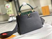 Louis Vuitton Capucines BB with Green Python Handle - 2