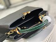 Louis Vuitton Capucines BB with Green Python Handle - 4