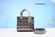 Dior Lady Handbag in Silver 20CM - 1