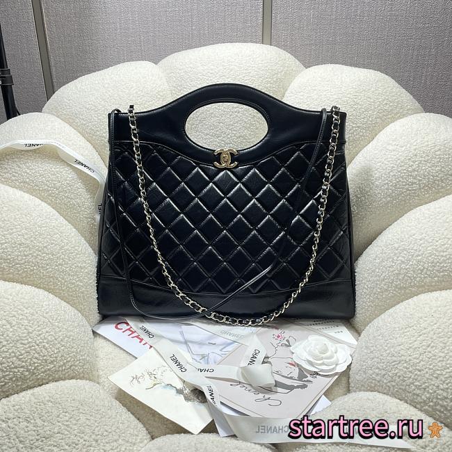 Chanel 31Bag Black in Calfskin - 1