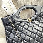 Chanel 31Bag Black in Calfskin - 4