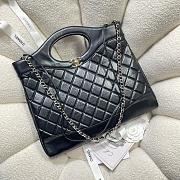 Chanel 31Bag Black in Calfskin - 5