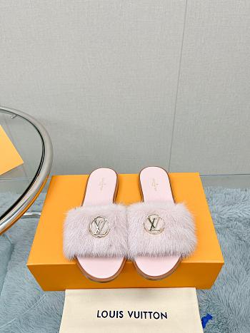 Louis Vuitton Fury Slides Pink