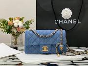 Chanel Denim Flap Bag - 20x13x7cm - 1