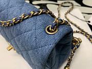 Chanel Denim Flap Bag - 20x13x7cm - 5