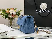 Chanel Denim Flap Bag - 20x13x7cm - 2