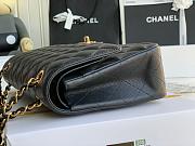 Chanel | Classic Flap Bag Golden Hardware Caviar A01113 Black 25cm - 2
