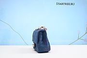 Chanel 2022cc Denim leather-23*14*8cm - 6