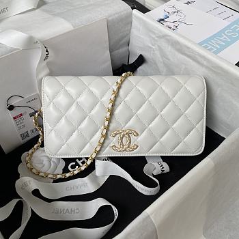 Chanel 23a White-11.5*23*4cm