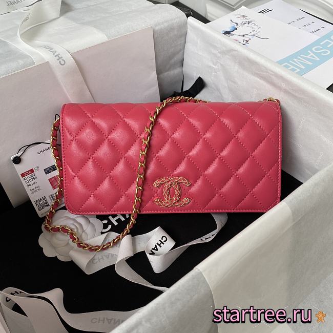 Chanel 23a Rose Pink-11.5*23*4cm - 1