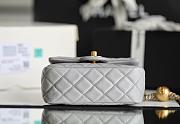 Chanel Gold Ball bag Lambskin Gray - 3