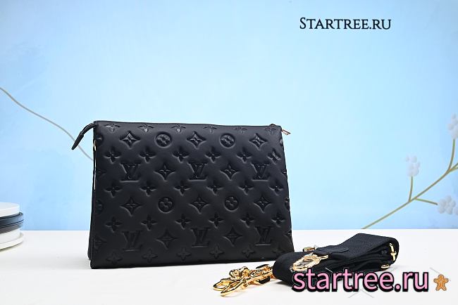 Louis Vuitton | Coussin PM M57790 Black 26x20x12cm(REAL SHOT) - 1