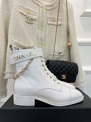 CHANEL Boots White  - 5