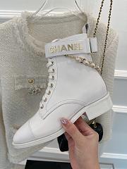 CHANEL Boots White  - 3