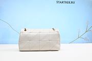 YSL MEDIUM JAMIE SHOULDER BAG IN WHITE - 5