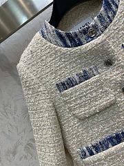 Chanel Tweed White Jacket  - 6