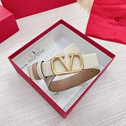 Valentino Belts 4cm White - 1