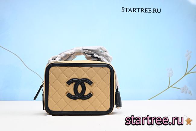 Chanel Vanity Case Beige-21cm - 1