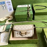 GUCCI Mini Horsebit 1955 Should Bag 699296-18*12*5cm - 1