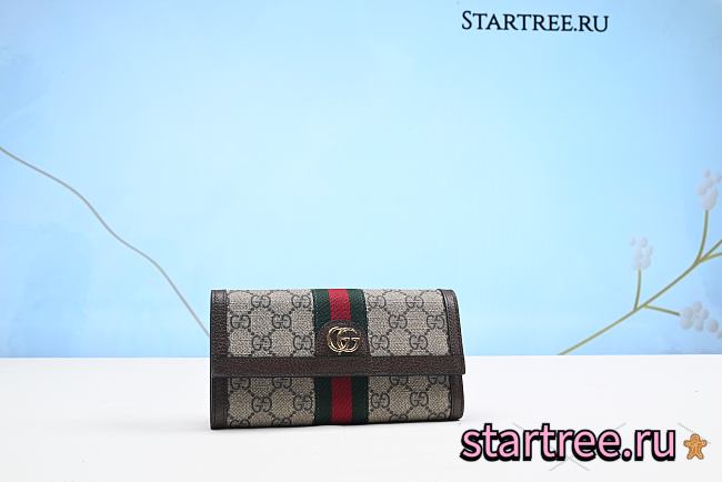 Gucci Wallet Brown 523153-19.5*11*3cm - 1