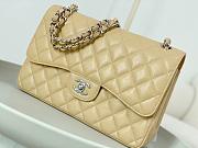 Chanel Caviar Leather Jumbo Flap Bag Gold/Silver Beige Large 30cm - 2