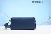 Fendi Baguette Bag in Blue-27cm-(Real Shots) - 3