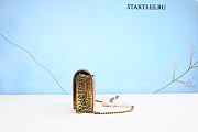BALENCIAGA Hourglass Mini Crocodile-effect Leather Bag-(Real Shots - 2