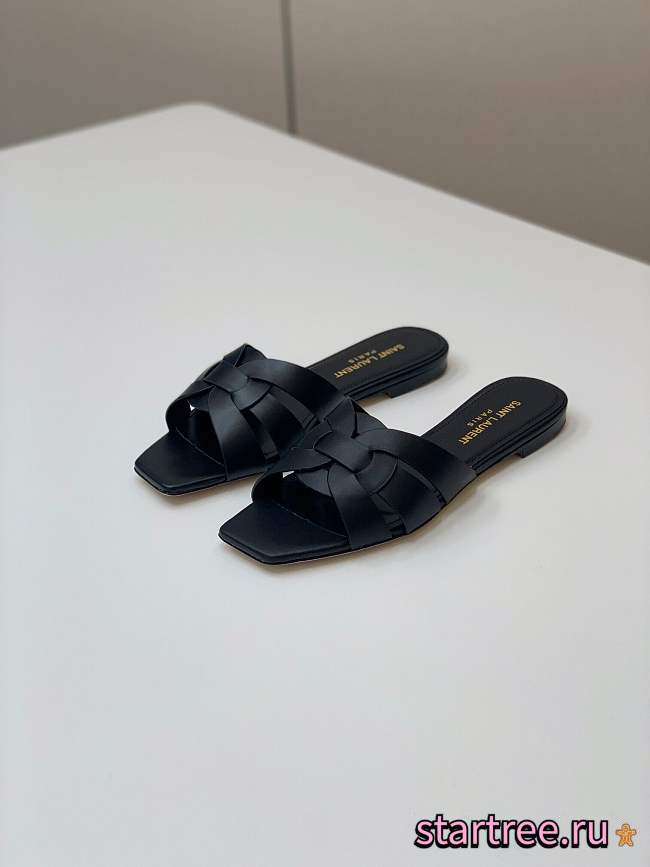 YSL Slippers Black - 1