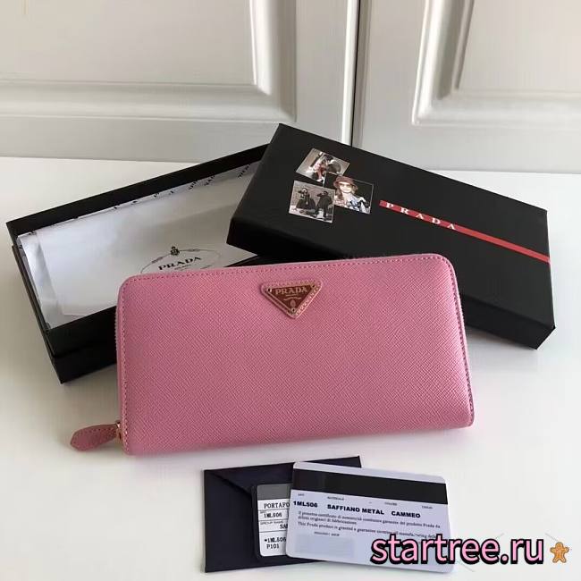 Prada Wallet Pink - 1