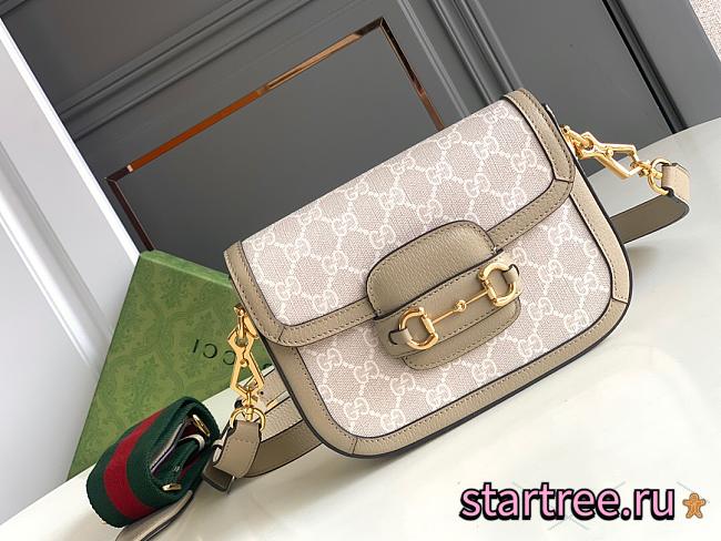 GUCCI Mini Horsebit 1955 Shoulder Bag-20.5cm - 1