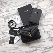 YSL | Toy LOULOU Black Golden - 467072 - 20 x 14 x 7 cm - 1