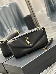 YSL Sanit Laurent LE 5 À 7 IN PADDED LAMBSKIN - 4