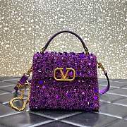 VALENTINO GARAVANI VSLING BAG WITH 3D EMBROIDERY - 1