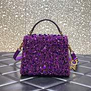 VALENTINO GARAVANI VSLING BAG WITH 3D EMBROIDERY - 3