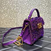 VALENTINO GARAVANI VSLING BAG WITH 3D EMBROIDERY - 4