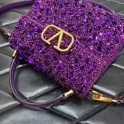 VALENTINO GARAVANI VSLING BAG WITH 3D EMBROIDERY - 2