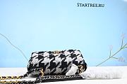 Chanel 19 Tweed Quilted Bag Black and White- 26cm  - 3