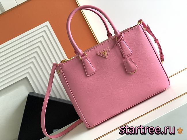 PRADA | Large Pink Saffiano leather bag-32cm - 1