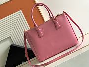 PRADA | Large Pink Saffiano leather bag-32cm - 3