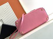PRADA | Large Pink Saffiano leather bag-32cm - 4