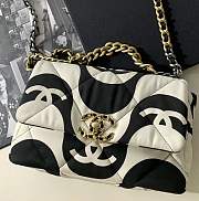 Chanel 19 CC Fabric Bag-30*20*10cm - 1