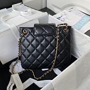 Chanel 24C Big CC Lamskin Black Bag AS4596 - 3