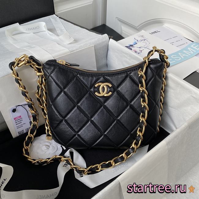 Chanel Hobo Lamskin Bag AS4443-23*24*6cm - 1