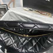 Chanel 22 Hobo Crossbody Bag in Black-33CM - 4