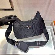 Prada- Padded Nylon Shoulder bag- 1BC151 -24x17x7cm - 2